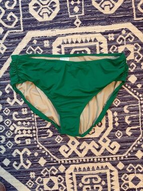 Lands' End Emerald Green Bikini Bottoms
